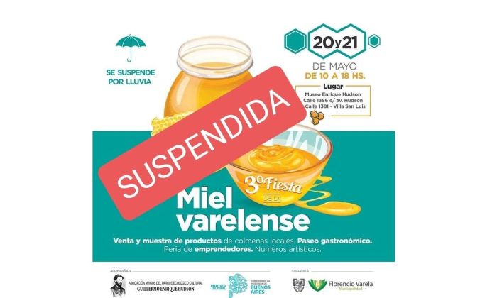 Florencio Varela - Se suspende la Tercera Fiesta de la miel